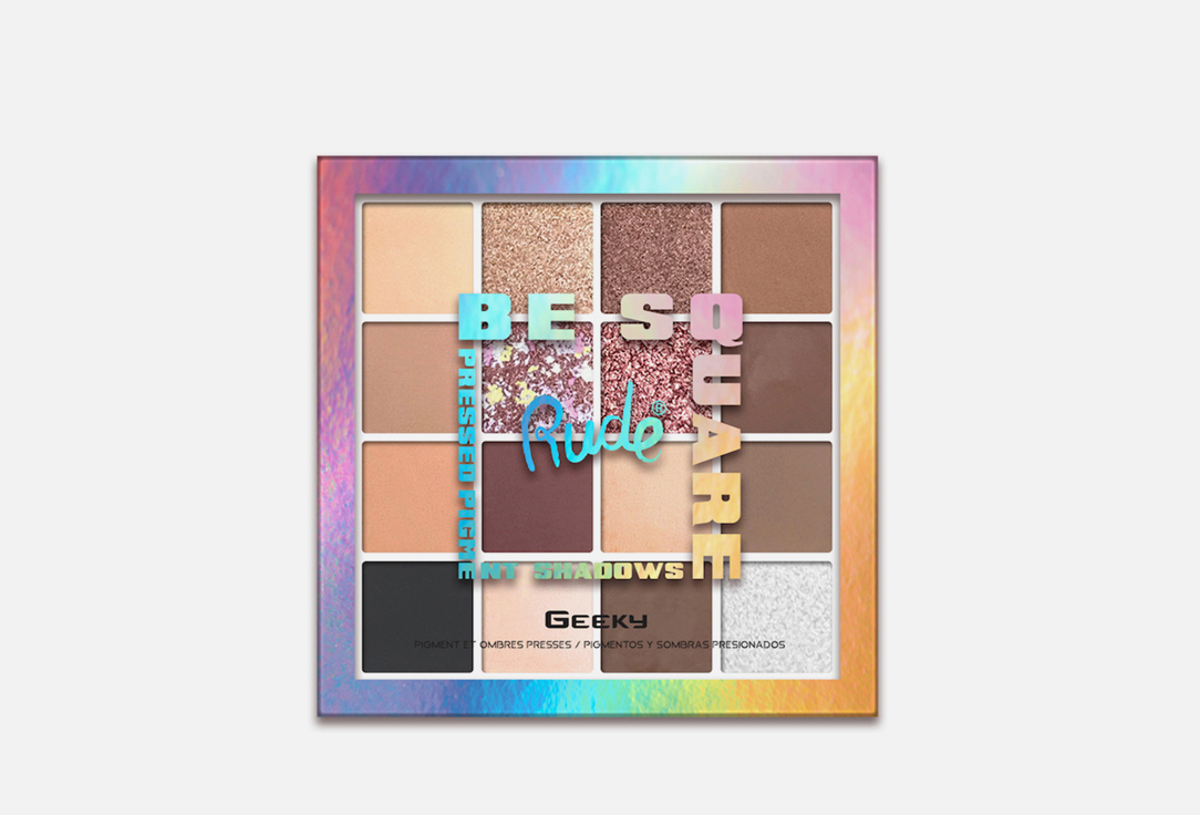 Rude Cosmetics  Pressed Pigments & Shadows Be square