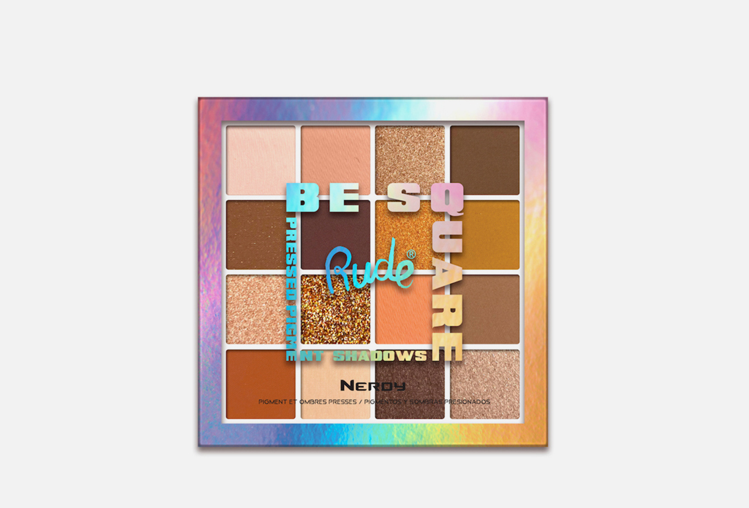 Rude Cosmetics Pressed Pigments & Shadows Be square