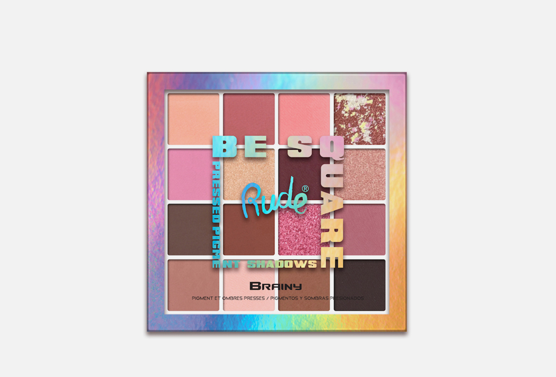 Rude Cosmetics Pressed Pigments & Shadows Be square