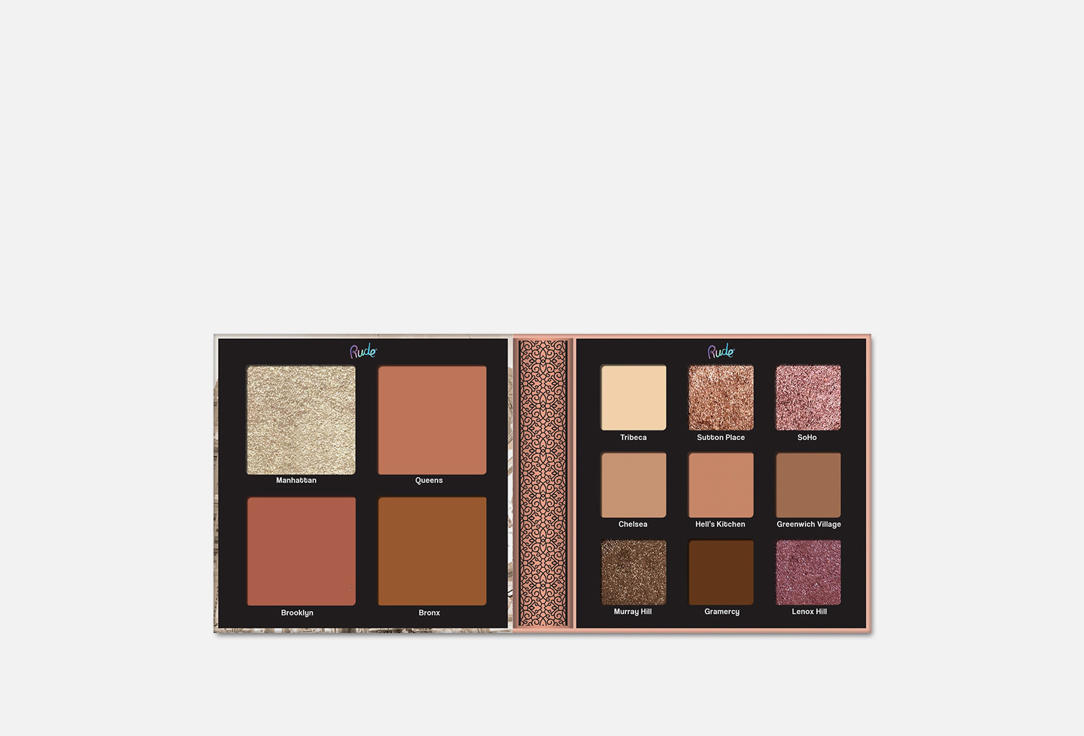 Rude Cosmetics Face & eye palette Nude york