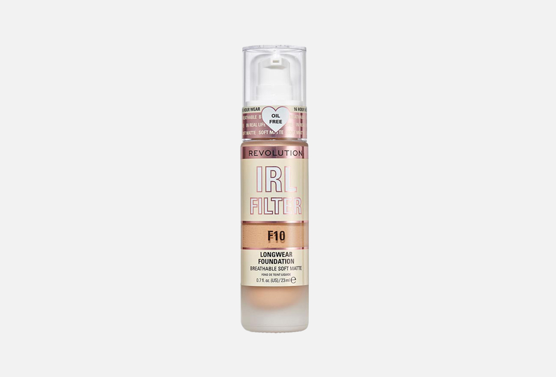 MakeUp Revolution Long-lasting Matte Liquid Foundation Irl Filter