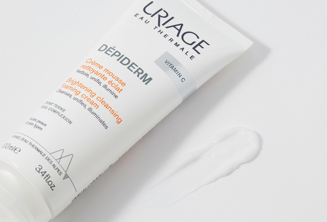 Uriage Brightening cleansing foam Depiderm    