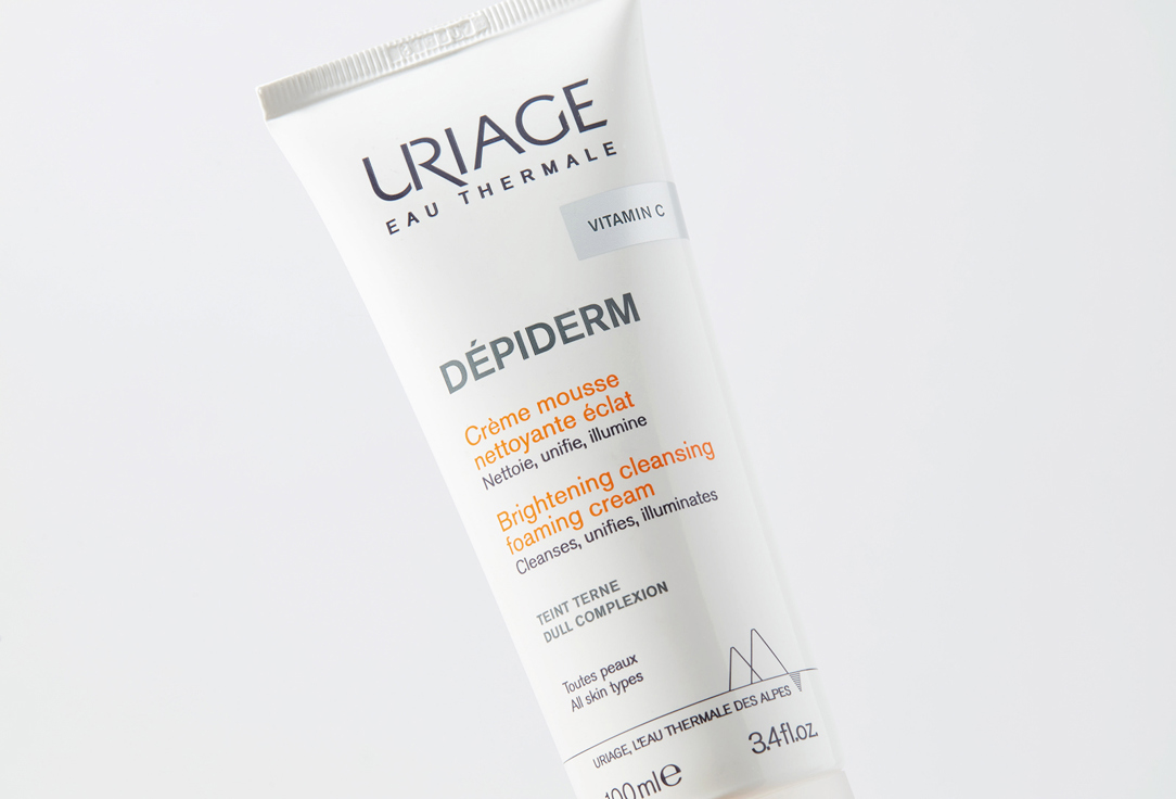 Uriage Brightening cleansing foam Depiderm    