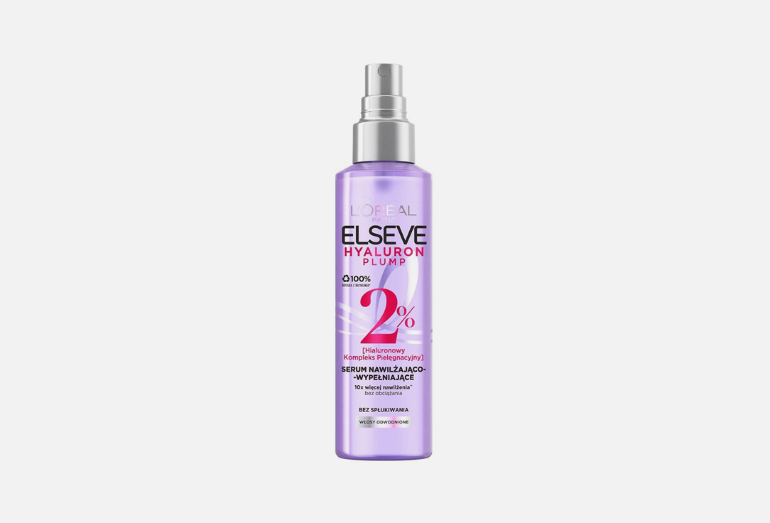 ELVIVE Moisturizing Hair serum Spray Hyaluron plump