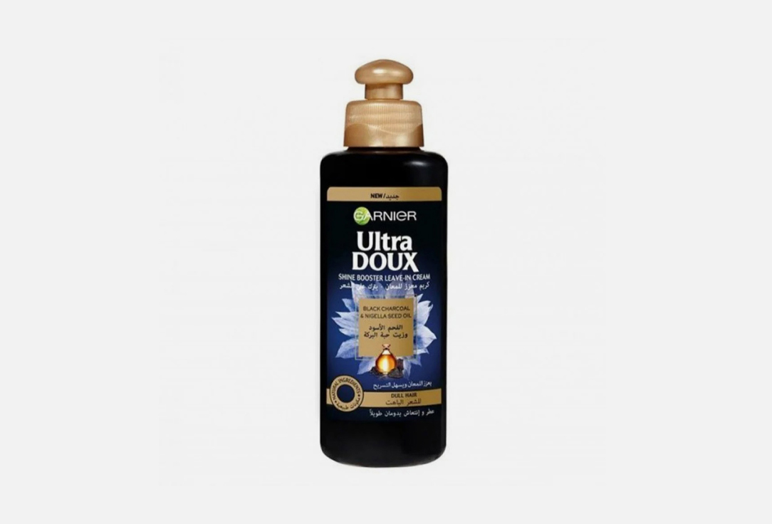 Garnier Hair cream Ultra doux leave in glossy black blends