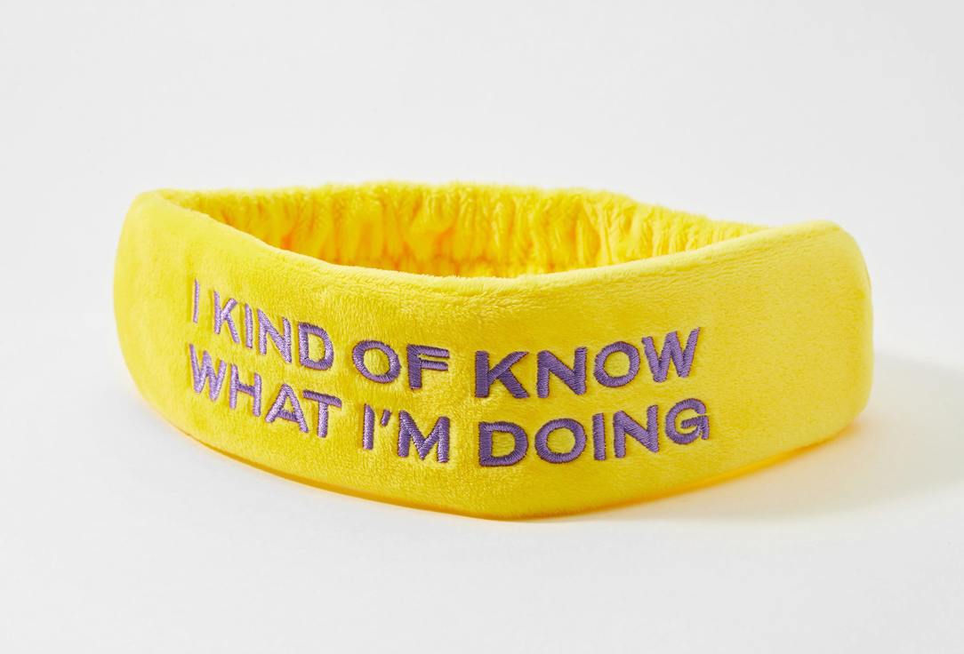 RAD Headband I kind of know what I'm doing 003, Lemon 1 pcs RAD Headband I kind of know what I'm doing
