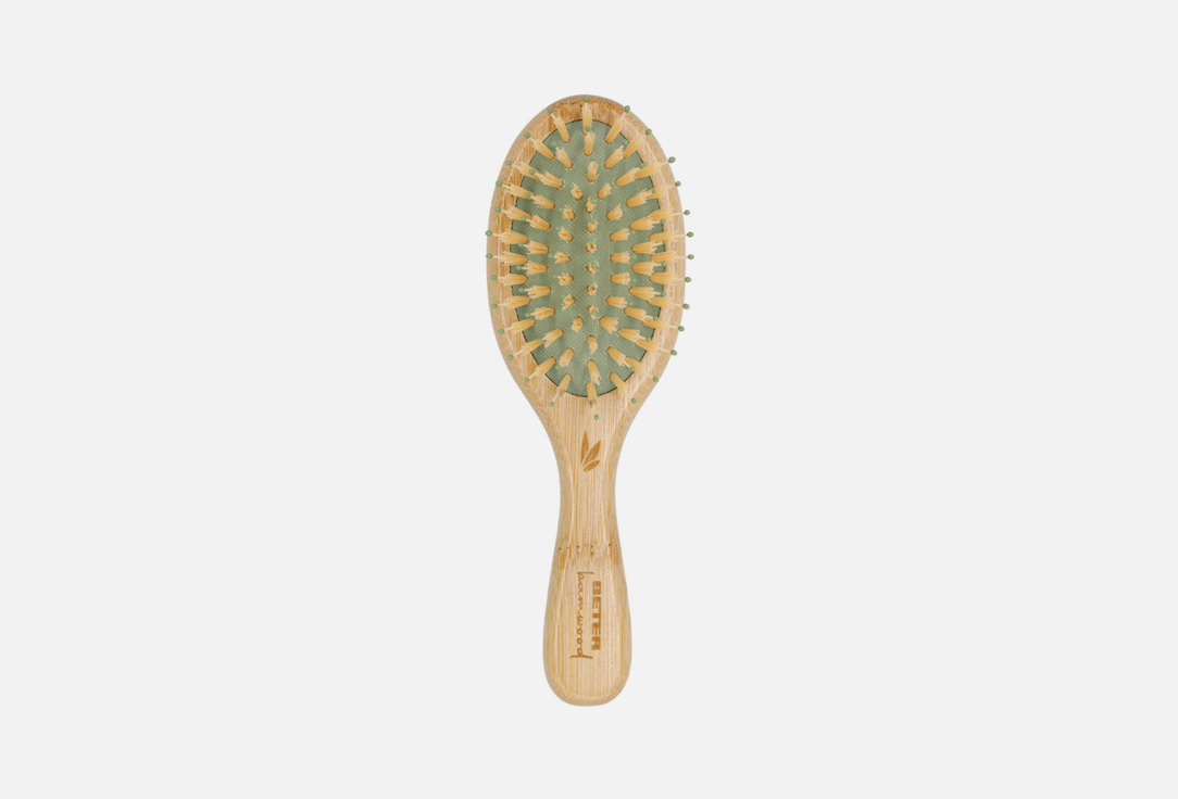 Beter Hair brush Anti-tangle + nylon. Bamwood