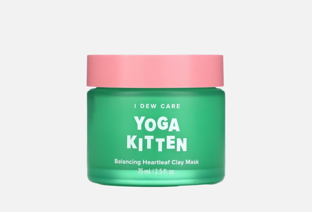 I DEW CARE Balancing Clay Face Mask Yoga Kitten