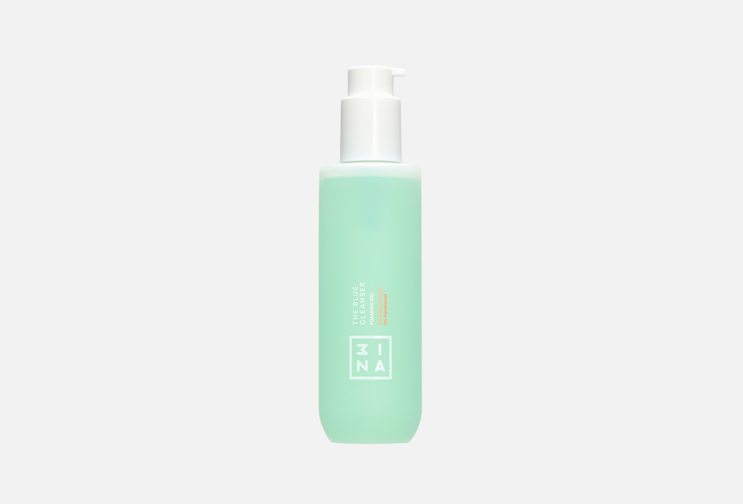 3INA Refreshing Micellar Gel Cleanser with Niacinamide and Panthenol The Blue Cleanser