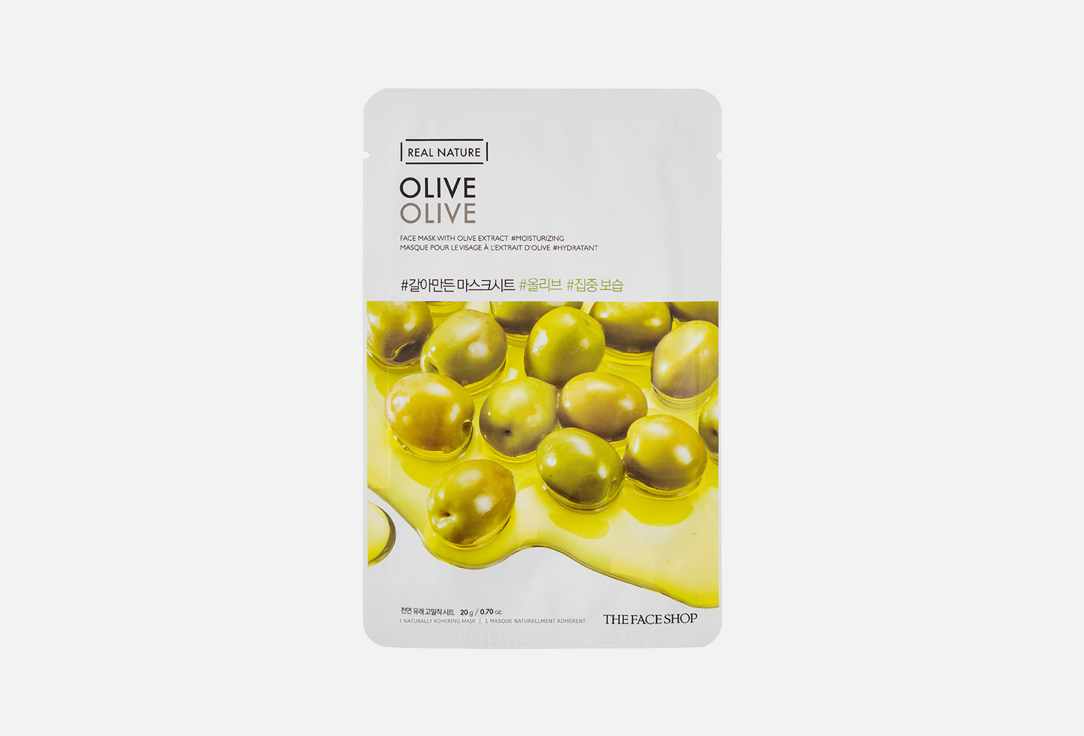 THE FACE SHOP Face Mask Real nature olive