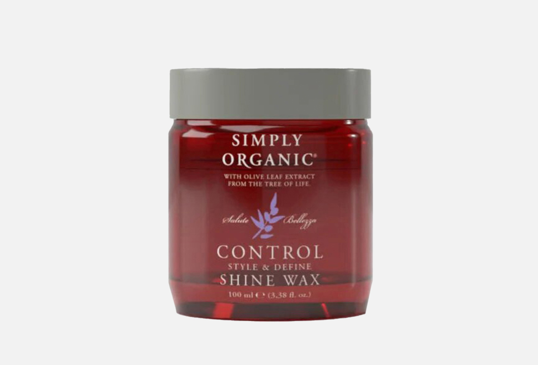 Simply Organic Hair styling wax Control shine