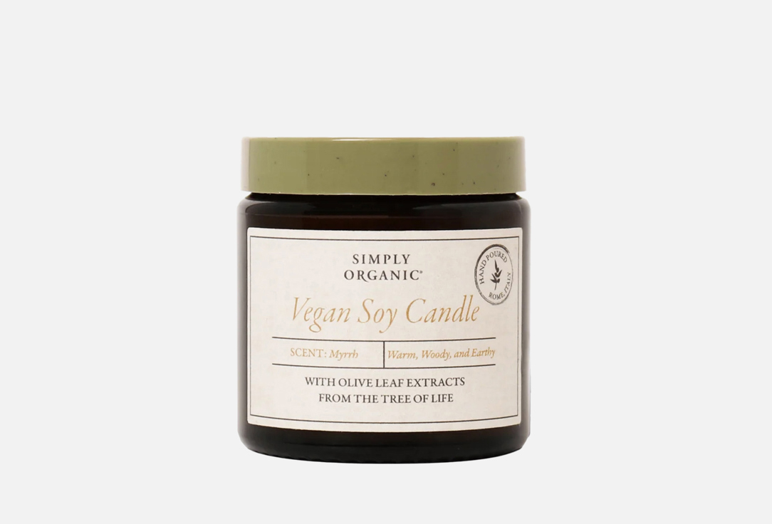 Simply Organic Scented candle Vegan Soy