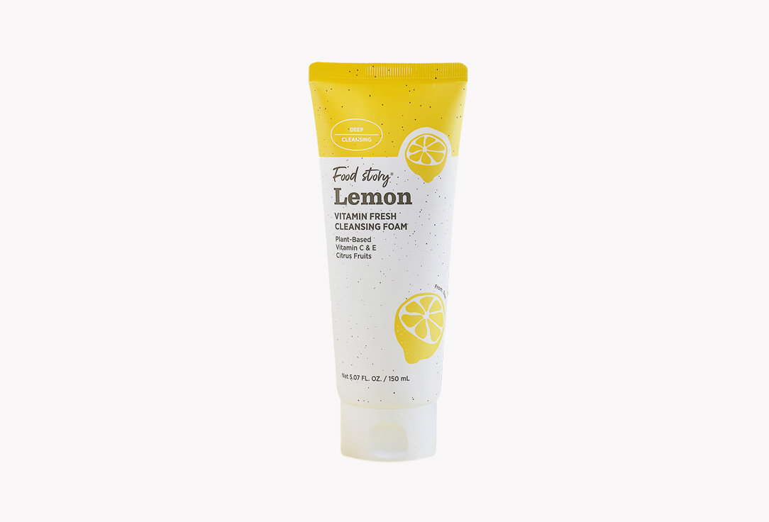 Food Story Face Cleansing Foam Lemon Vitamin Fresh