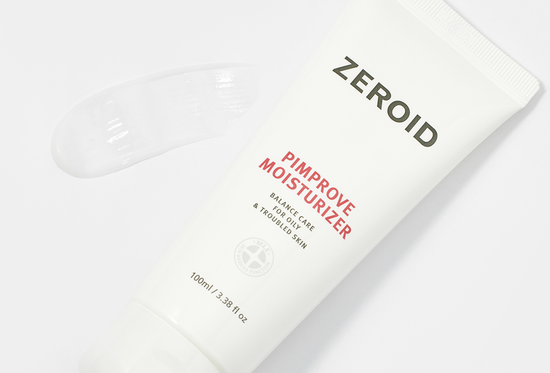 Zeroid Moisturizer face cream soothes and calm irritated skin Pimprove 