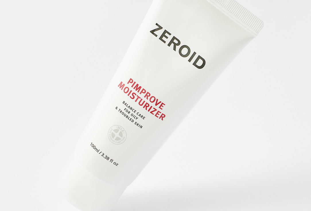 Zeroid Moisturizer face cream soothes and calm irritated skin Pimprove 