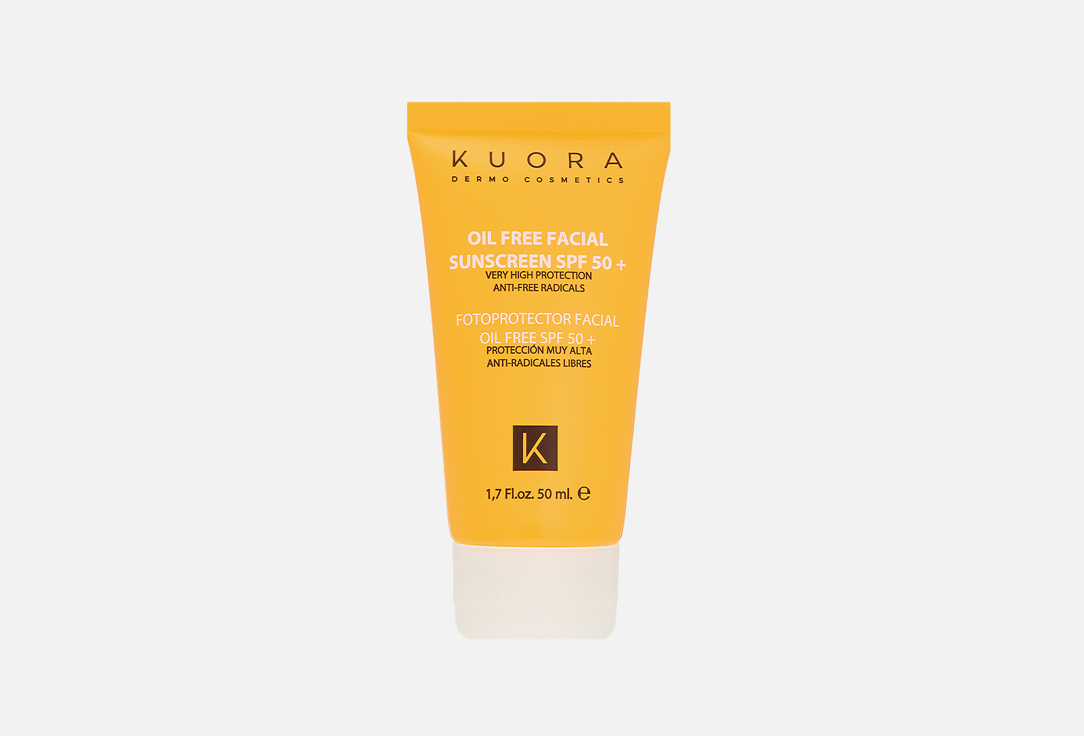 KUORA Lightweight Face Sunscreen SPF50+ OIL FREE FACIAL SUNSCREEN