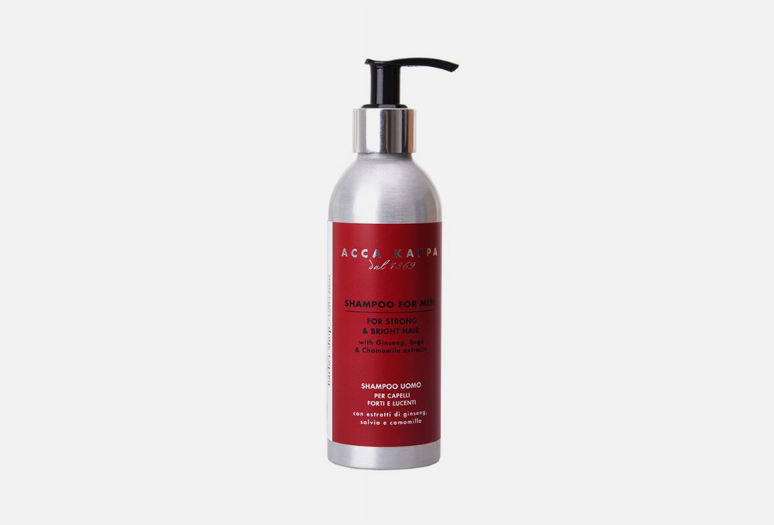 Acca Kappa Refreshing Hair Shampoo for Men Strong & bright