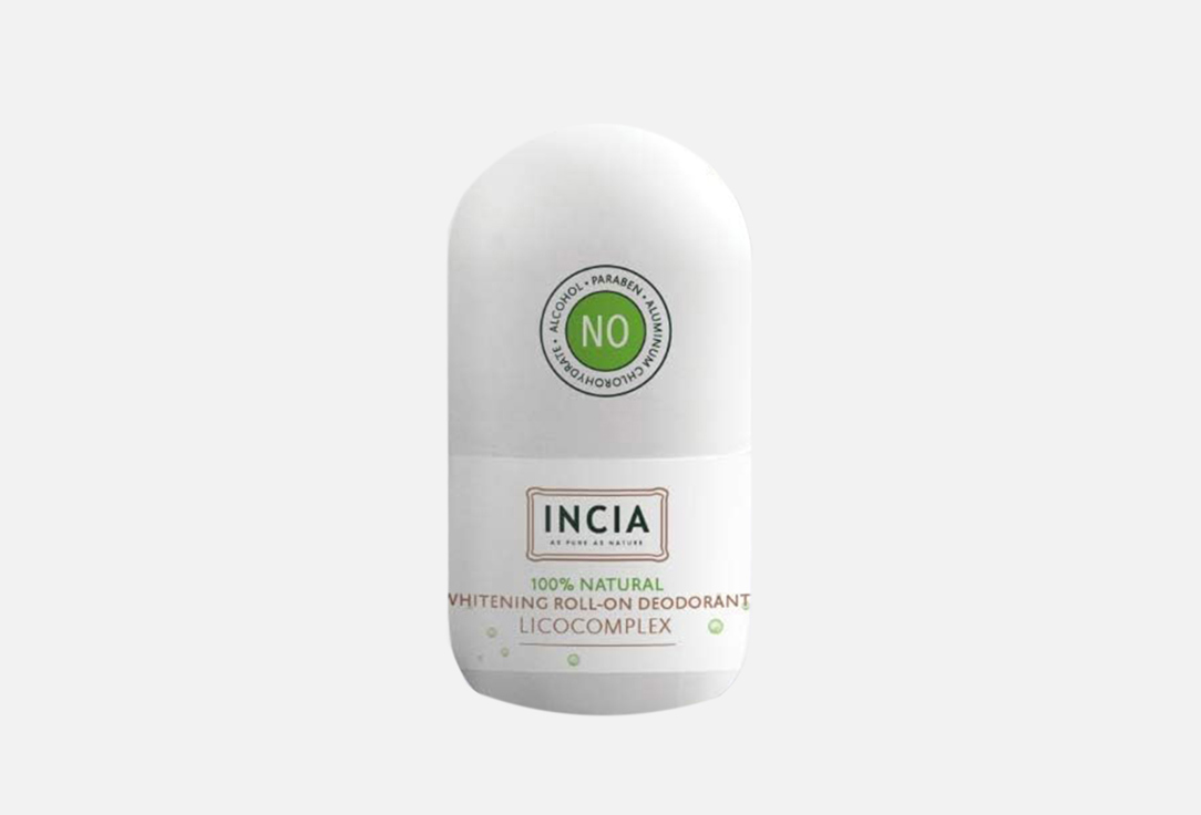 INCIA Roll-on deodorant for whitening 100% Natural 