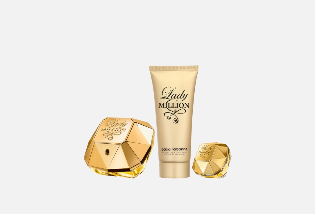 RABANNE Eau de Parfum & Body Lotion  set Lady Million 