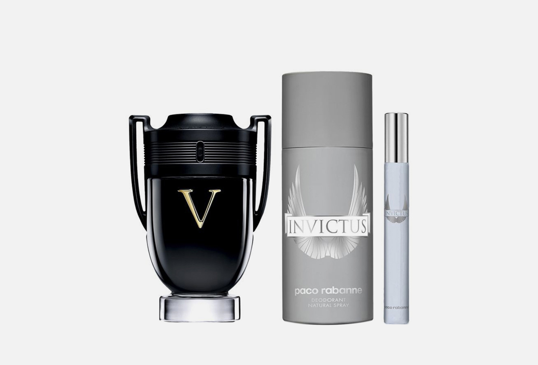 RABANNE Eau de Parfum & Deodorant Spray Set Invictus Platinum 