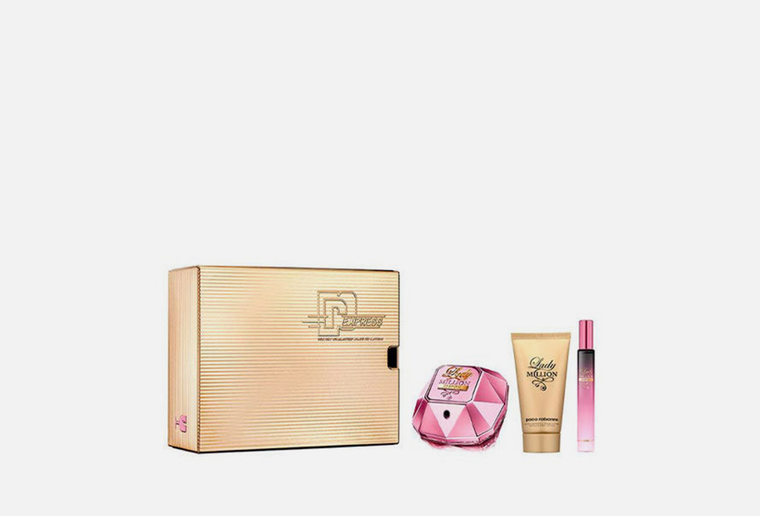 RABANNE Eau de Parfum, Body Lotion Set Lady Million Empire