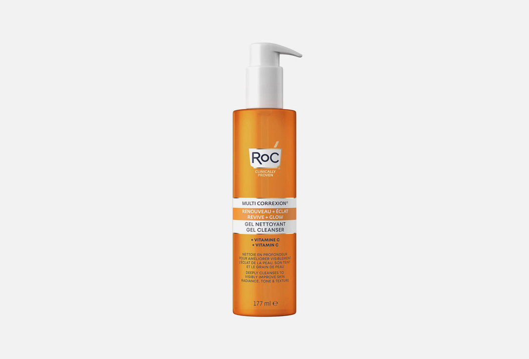 ROC Face Gel Cream Cleanser MULTI CORREXION REVIVE + GLOW