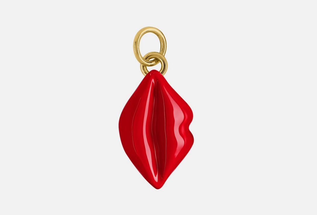 Christian Louboutin Lipstick accessory Burgundy lip charm