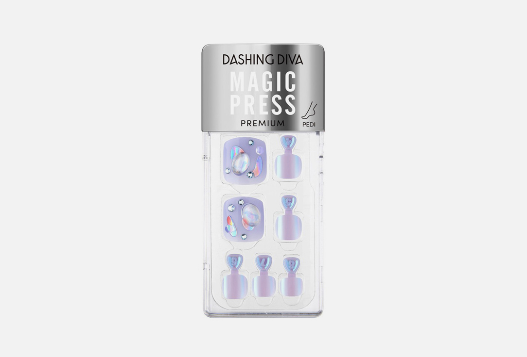 Dashing Diva Press-On Gel Nails Shine Morning Dew