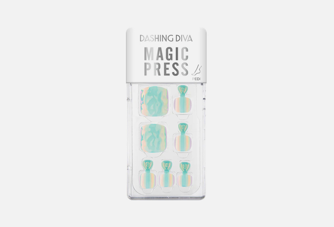 Dashing Diva Press-on Nails Mint Mermaid