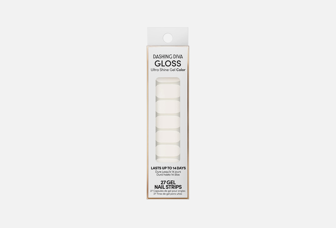 Dashing Diva Gel Nail Silky White