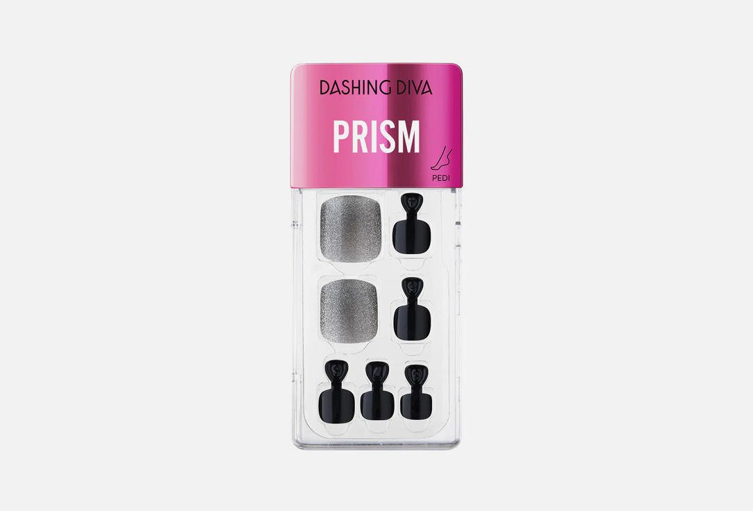 Dashing Diva Press-on Nails Black Prism