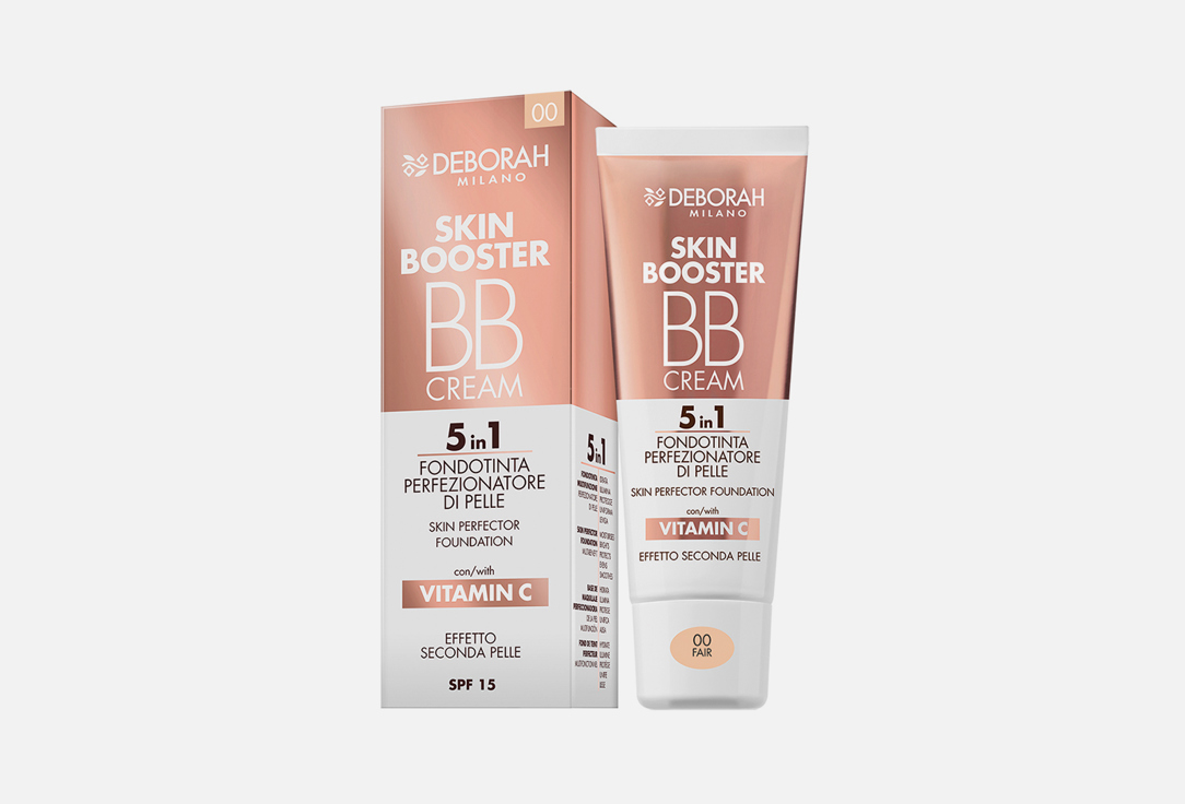 DEBORAH MILANO Skin perfecting foundation SPF 15 Skin Booster BB Cream 5-in-1