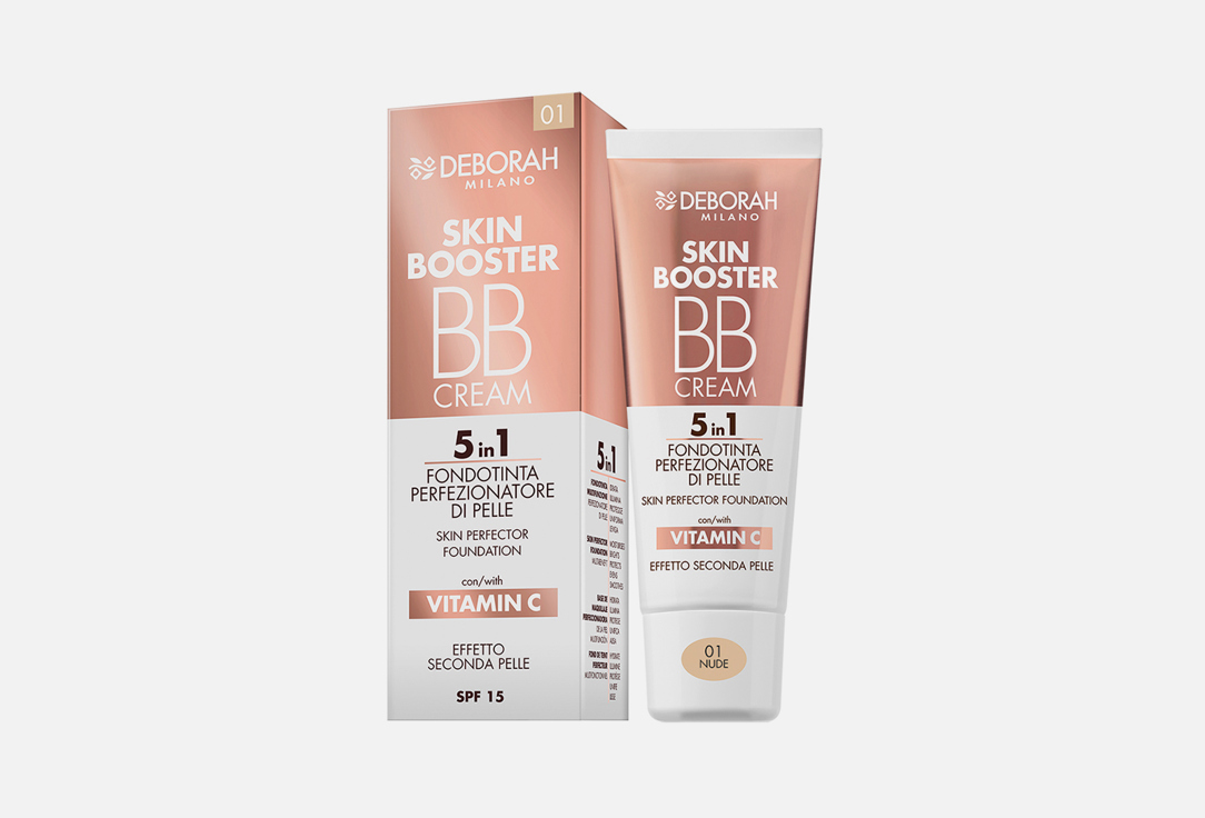 DEBORAH MILANO Skin perfecting foundation SPF 15 Skin Booster BB Cream 5-in-1