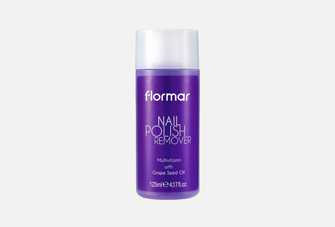 Flormar Nourishing Strong Nail Polish Removing Liquid Grape Seed Oil