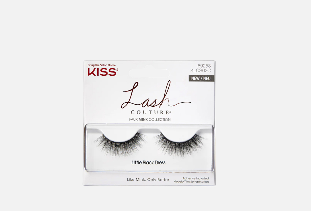 KISS NEW YORK Professional False eyelashes Lash Couture Faux Mink 