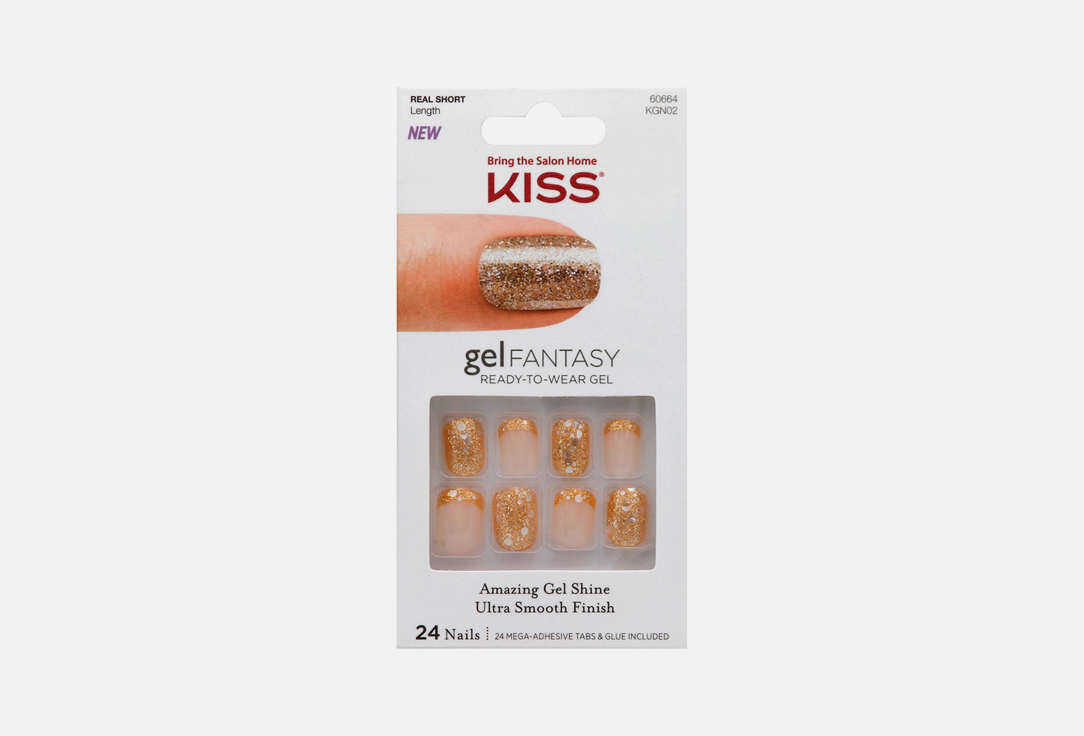 KISS NEW YORK Professional Press-On Gel Nails Gel Fantasy