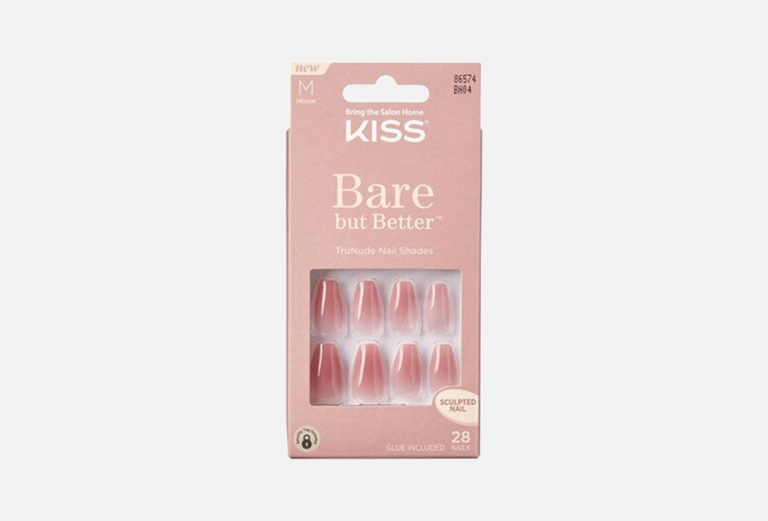 KISS NEW YORK Professional Press-On Gel Nails Bare But Better 