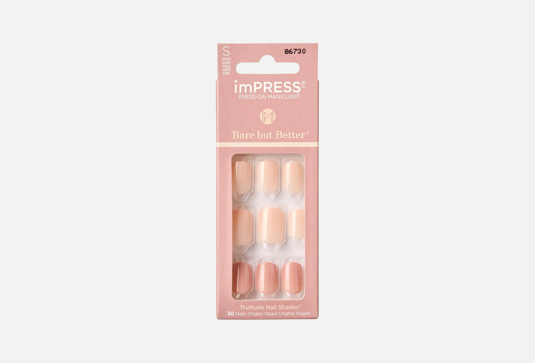 KISS NEW YORK Professional Press-On Gel Nails  Bare But Better 