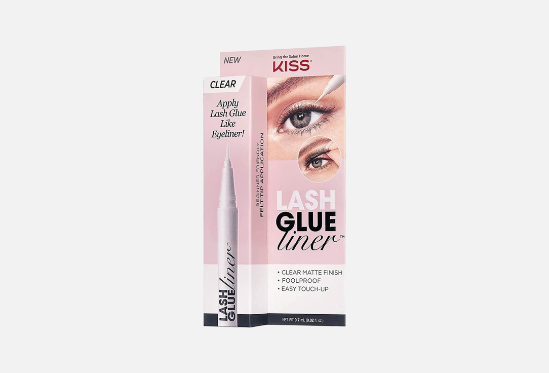 KISS NEW YORK Professional Lash Glue  Liner-Clear