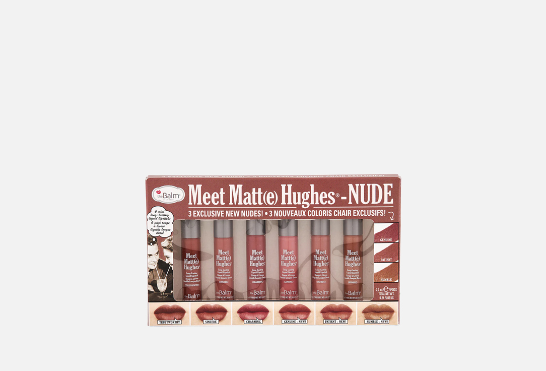 The Balm Mini Liquid Lipstick set  Meet Matte Hughes