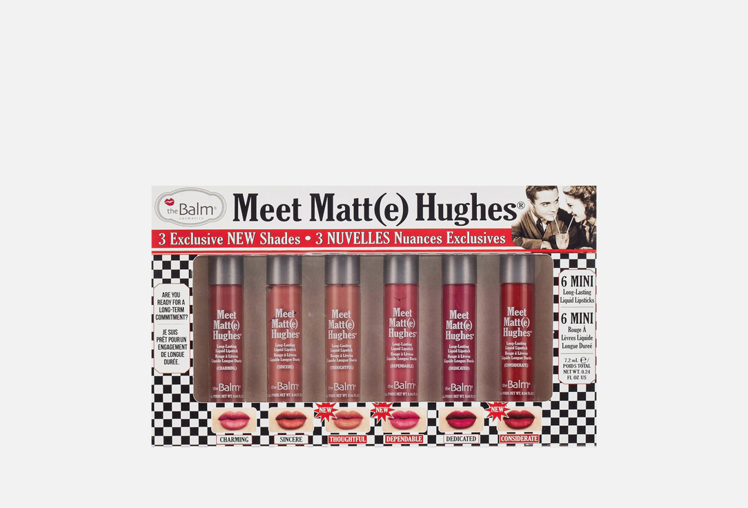 The Balm Mini Lipstick set  Meet Matte Hughes