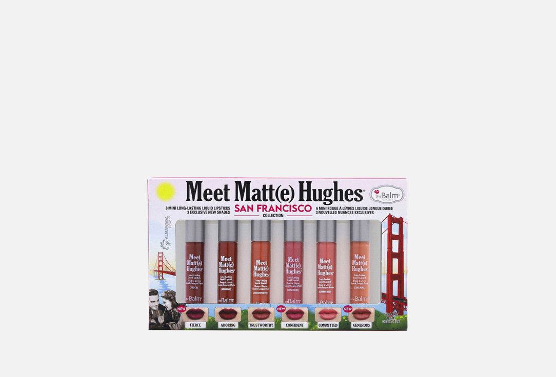 The Balm Mini Lipstick set  Meet Matte Hughes-San francisco