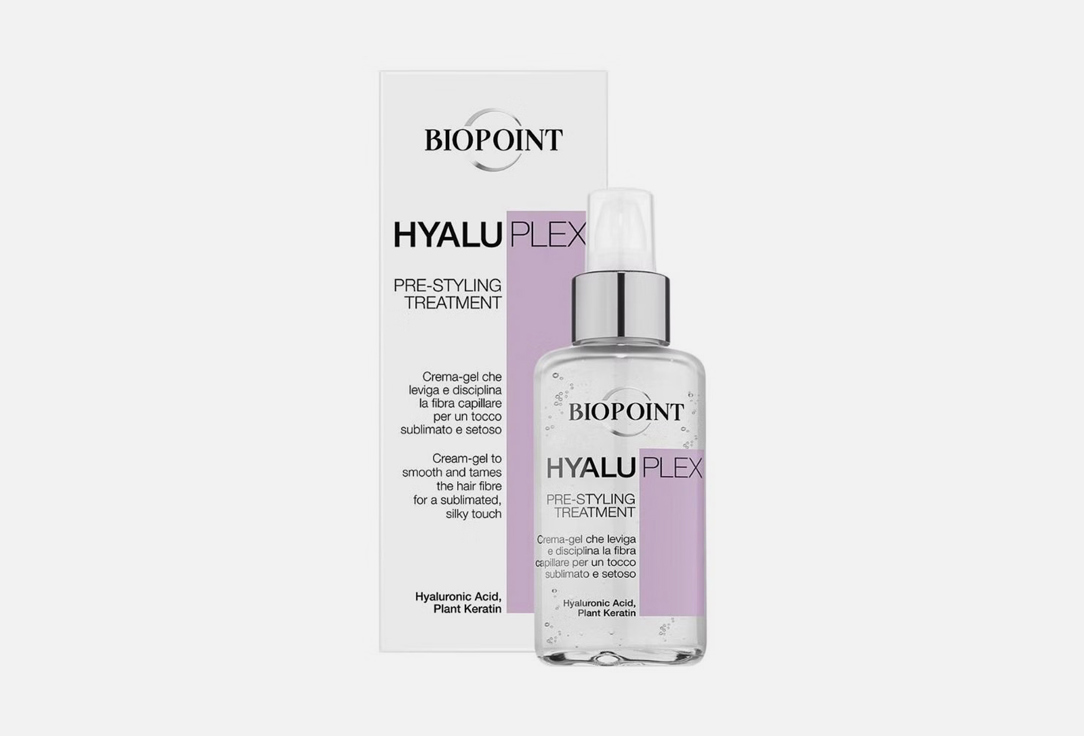 Biopoint Hair Treatment Cream Gel   Hyaluplex Pre-Styling   