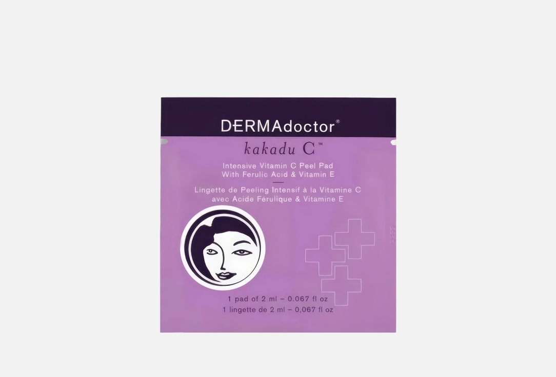 dermadoctor Exfoliating & Smoothing Face Pads Kakadu c