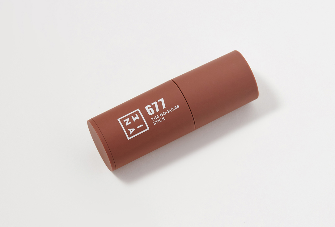 3INA 3-in-1 multi-tasking lipstick blush, and eyeshadow The No-Rules