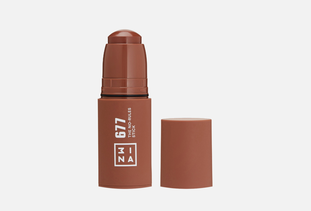3INA 3-in-1 multi-tasking lipstick blush, and eyeshadow The No-Rules