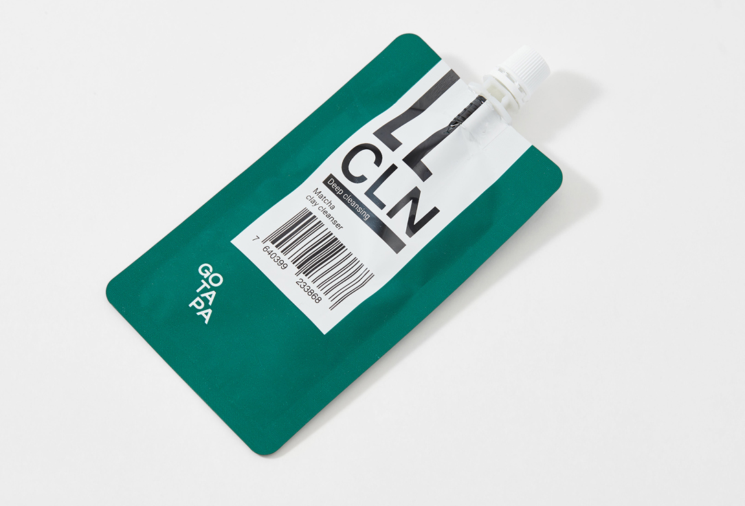 Go Tapa Cream foam for effective cleansing Matcha clay cleanser