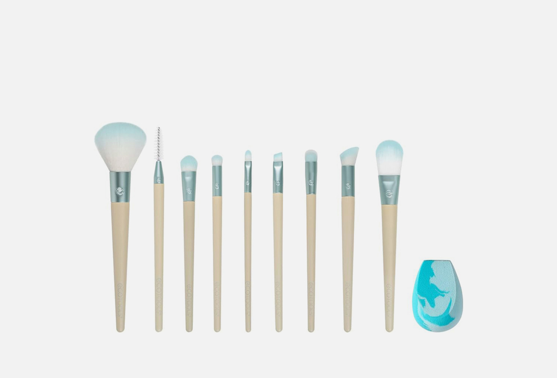 EcoTools Face Makeup Brush Kit Wakeup & Makeup