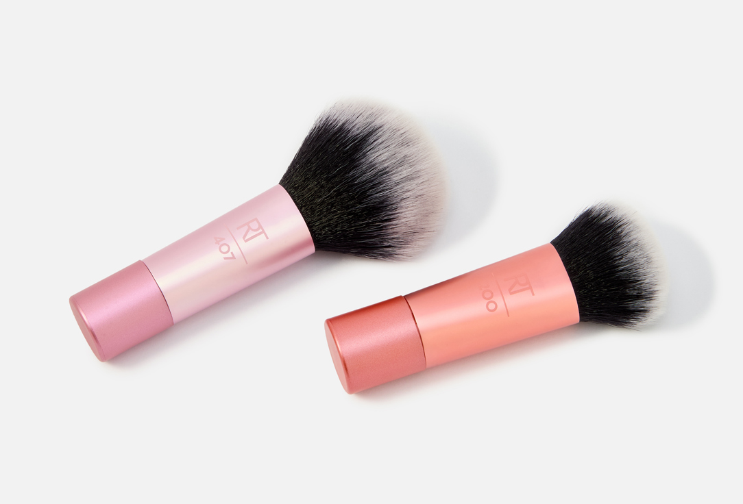 Real Techniques Travel Makeup Brush Set Mini Brush Duo