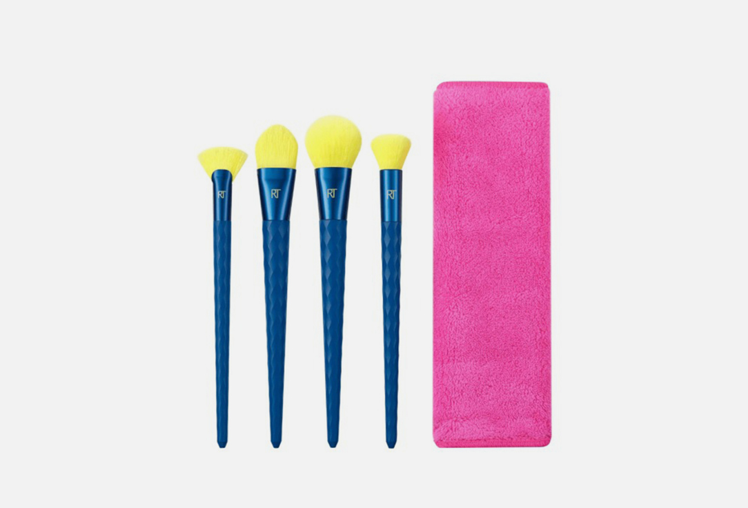 Real Techniques Makeup Brush Set Luxe Glow